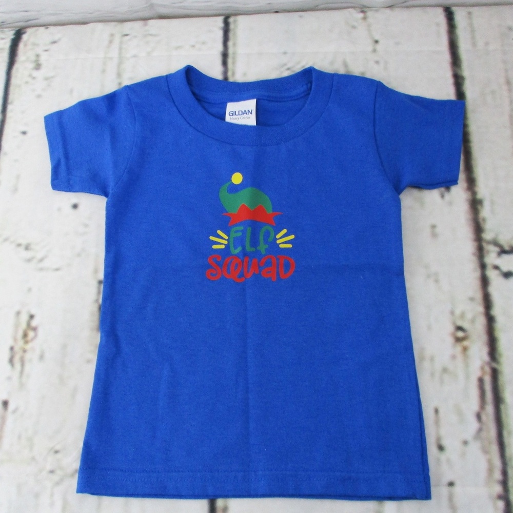 Gildan Toddler Boy/Girl Elf Squad Holiday T-shirt